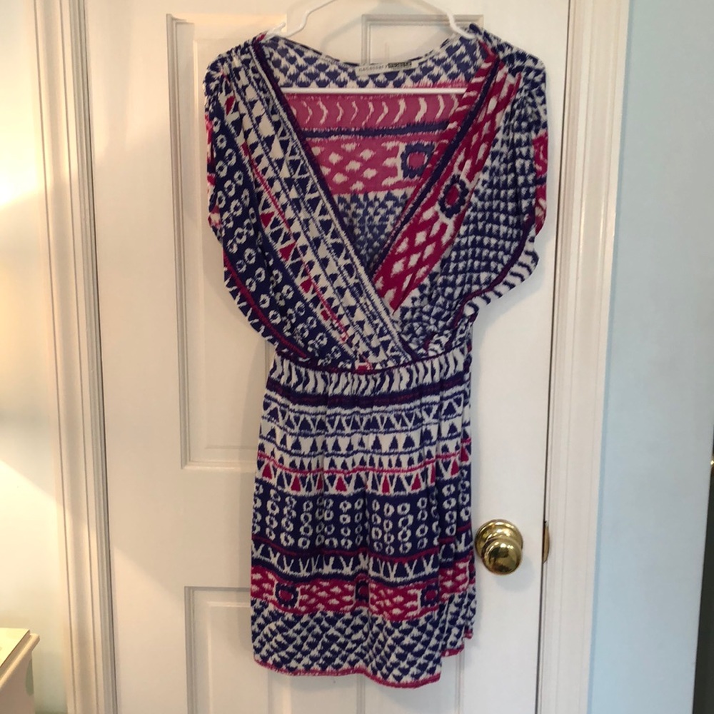 Patterned dress / cover-up